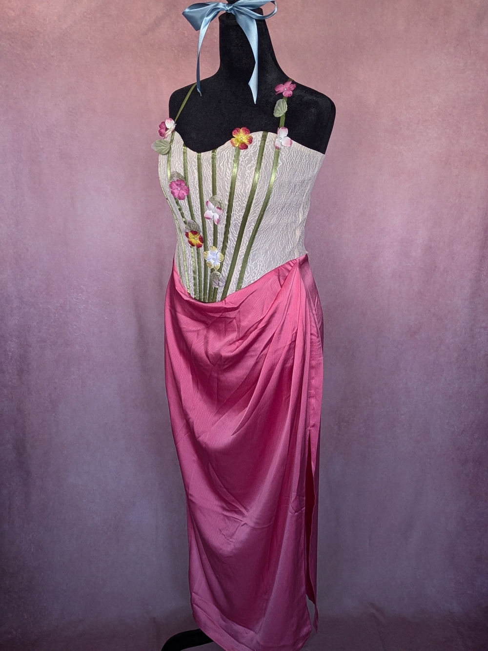 Lacemade Flower Vine Phantom Dress - Picture 2 of 6